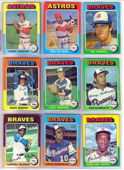 1975 TOPPS BOB WATSON #227 ASTROS