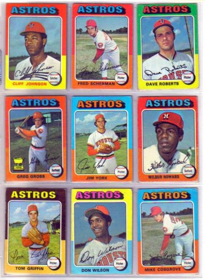 1975 TOPPS MIKE COSGROVE #96 ASTROS
