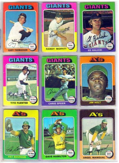 1975 TOPPS RANDY MOFFITT #132 GIANTS