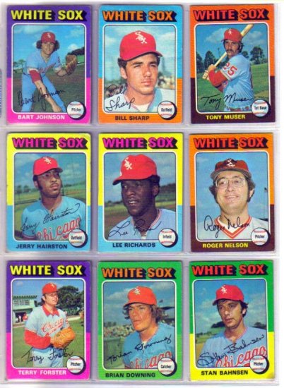 1975 TOPPS TONY MUSER #348 WHITE SOX