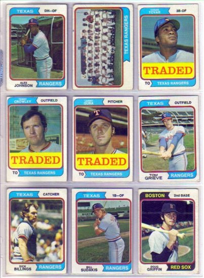 1974 TOPPS BILL SUDAKIS #63 RANGERS