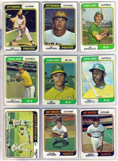 1974 TOPPS RANDY MOFFITT #156 GIANTS