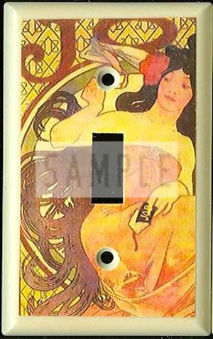 Art Nouveau MUCHA #21 Switchplate Cover