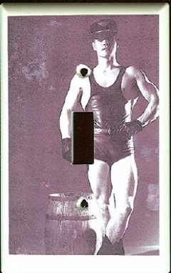 Gay Leather Man Circa 1970's Switchplate Cover