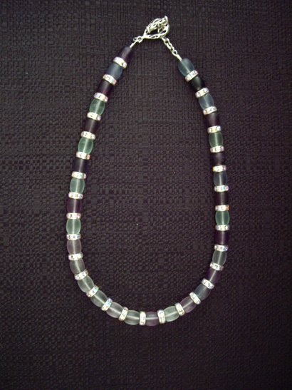 Emmy shaded fluorite necklace