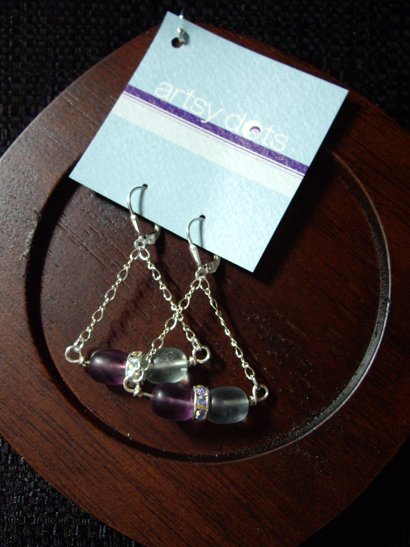 Emmy shaded fluorite earrings