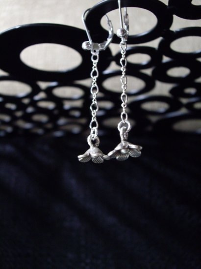 Zen flower earrings