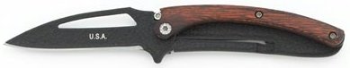 Black Blade Liner Lock Knife - SKBLWK
