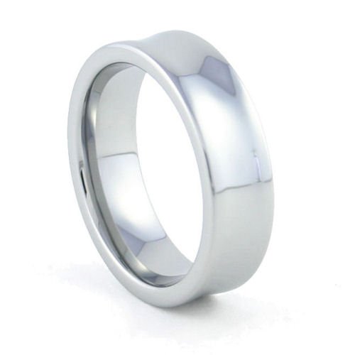 Olympia - 7mm Concave Tungsten Carbide Band