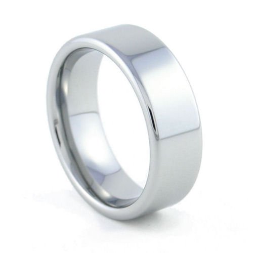 Legacy - 8mm Flat Tungsten Carbide Band