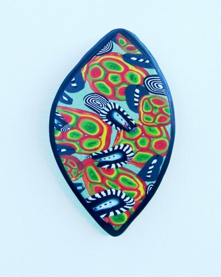 Red, Black and Green, pin