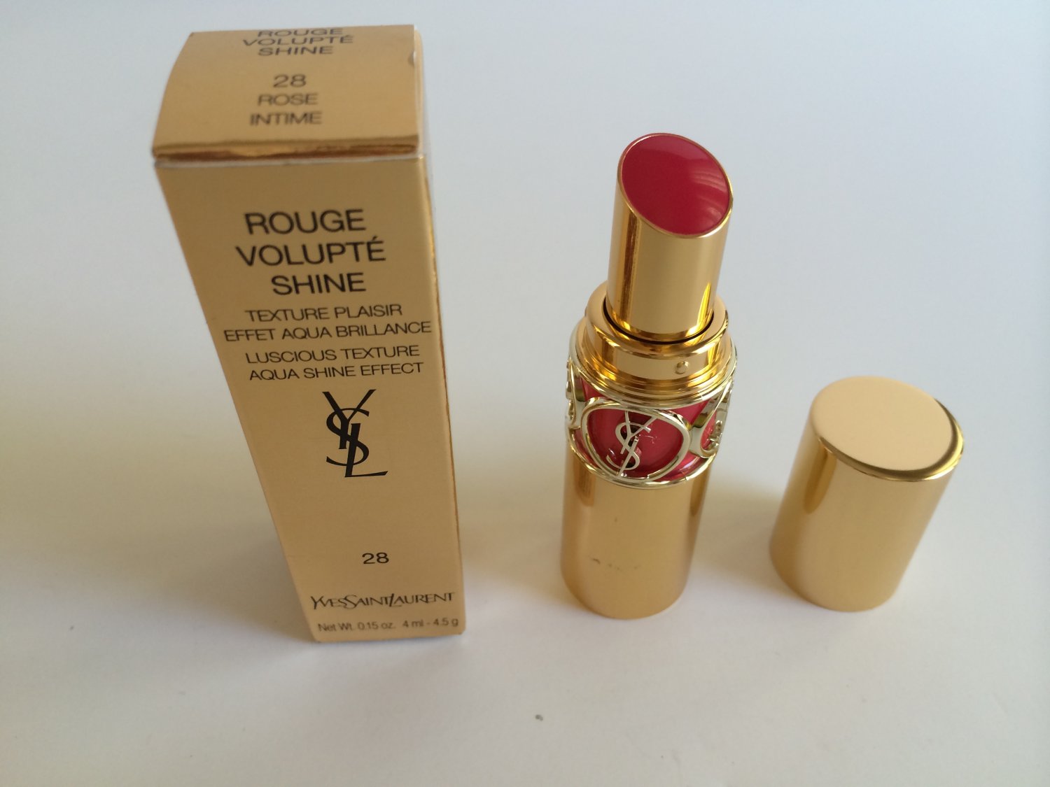 ysl volupt 233 shine lipstick 28 in time bnib ysl volupt 233 shine lipstick 28 in time bnib