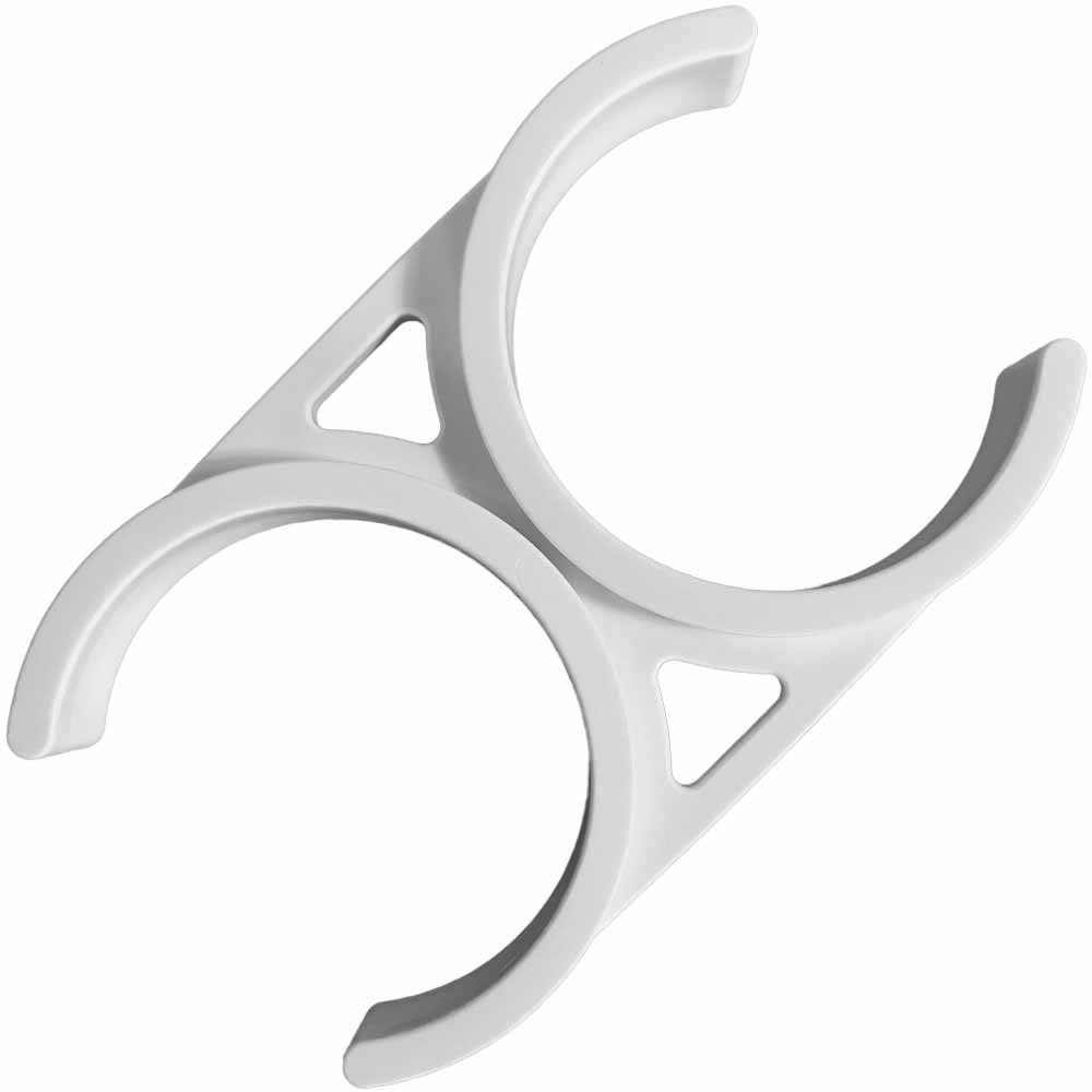 Clip for Inline Filters or Membrane Housings for Reverse Osmosis Water Filter Systems - 2.0"" x 2.5"