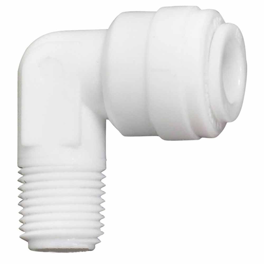 1/4"" Quick Connect x 1/8"" NPT Elbow Fitting for Membrane Housings