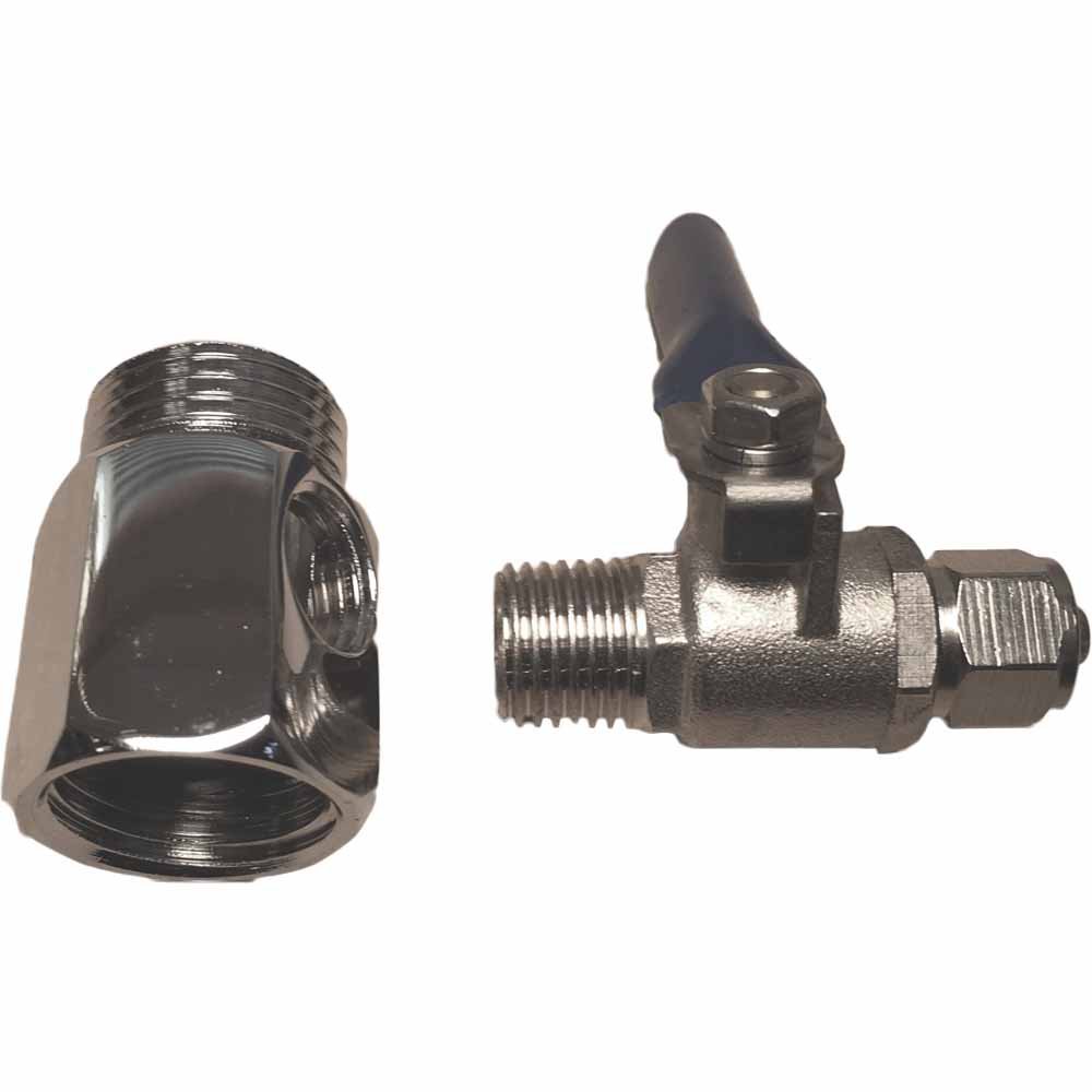 Feed-water Adapter Connection Kit with 1/4"" Compression