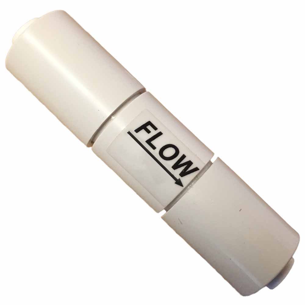 Inline Flow Restrictor with 1/4"" Quick Connect Fittings
