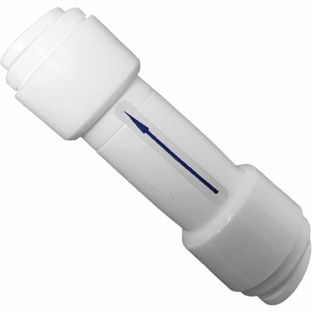 Inline Check Valve with 1/4"" Quick Connect Fittings
