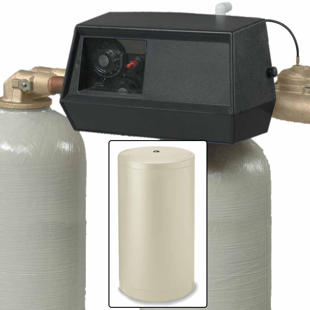 32k Dual Tank Alternating Water Softener with Fleck 9000