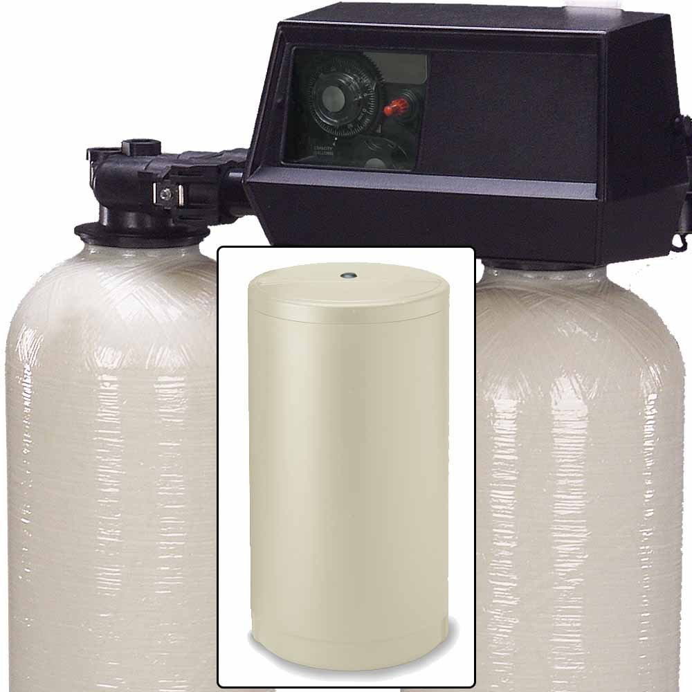 64k Dual Tank Alternating Water Softener with Fleck 9100