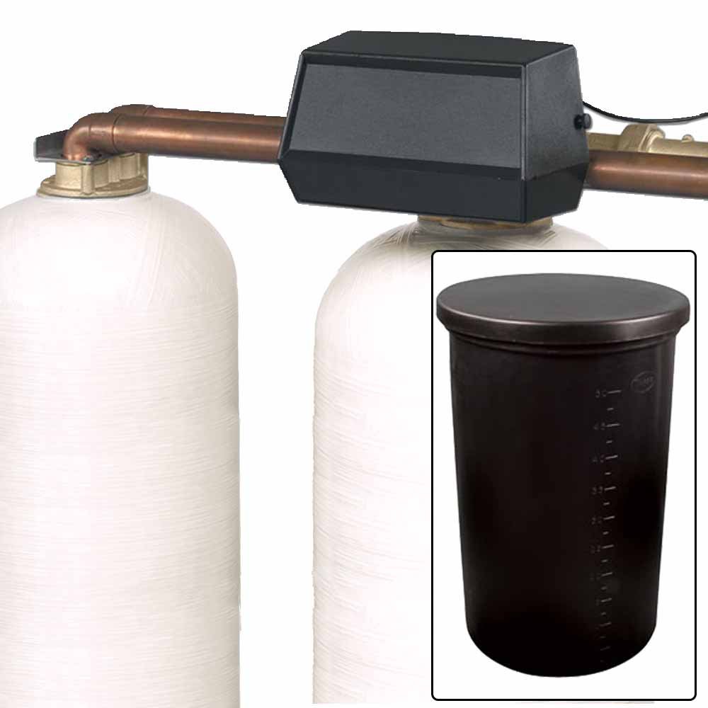 150k Commercial High Flow Metered Water Softener with Fleck 2850 On-Demand
