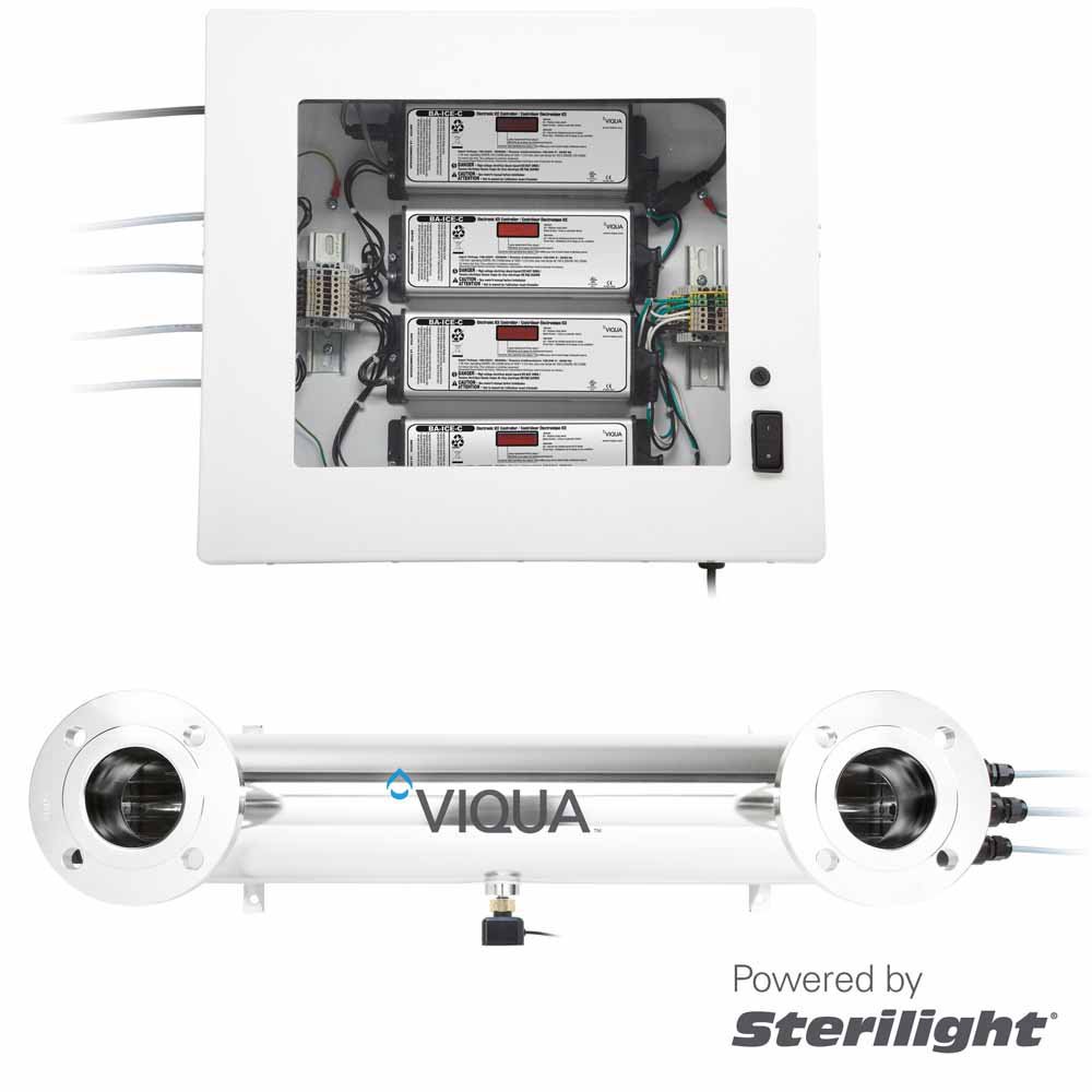 Viqua Sterilight 107-143 GPM Monitored Multi-lamp UV SHFM-140 Professional Plus System