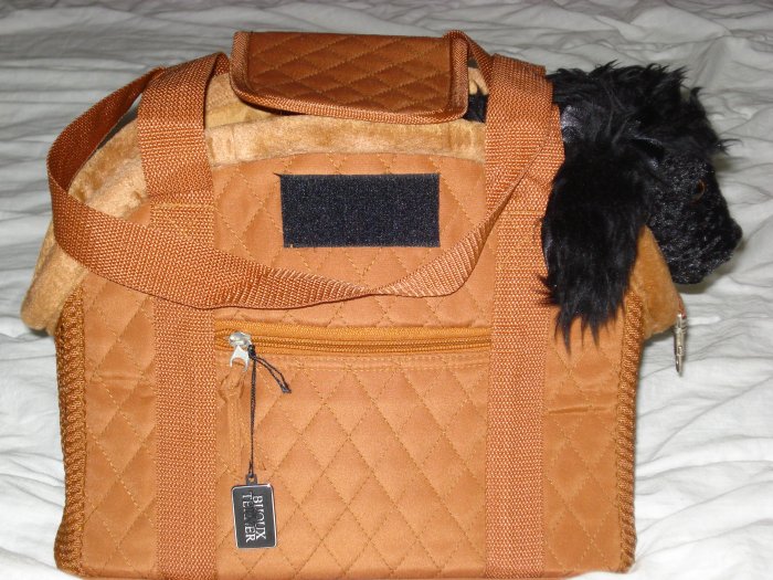 Small Brown Pet Carrier FREE SHIPPING