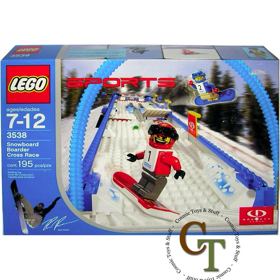 LEGO 3538 Snowboard Boarder Cross Race - Gravity Games