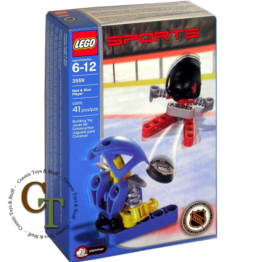 LEGO 3559 Red & Blue Player - Sports Hockey