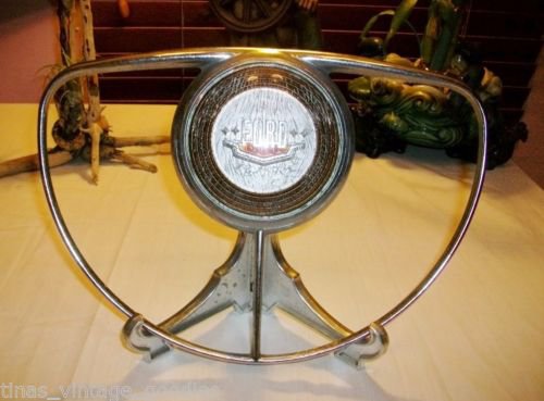 1949 1950 FORD STEERING WHEEL HORN RING BUTTON CAP ~Rat Rod ~Fomoco Actuator OEM
