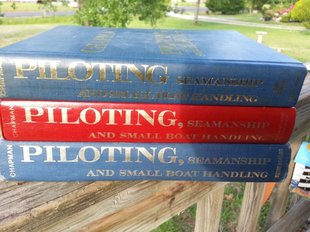 ~3~ ANTIQUE PILOTING-SEAMANSHIP & SMALL BOAT HANDLING 1969 CHAPMAN Illustrated