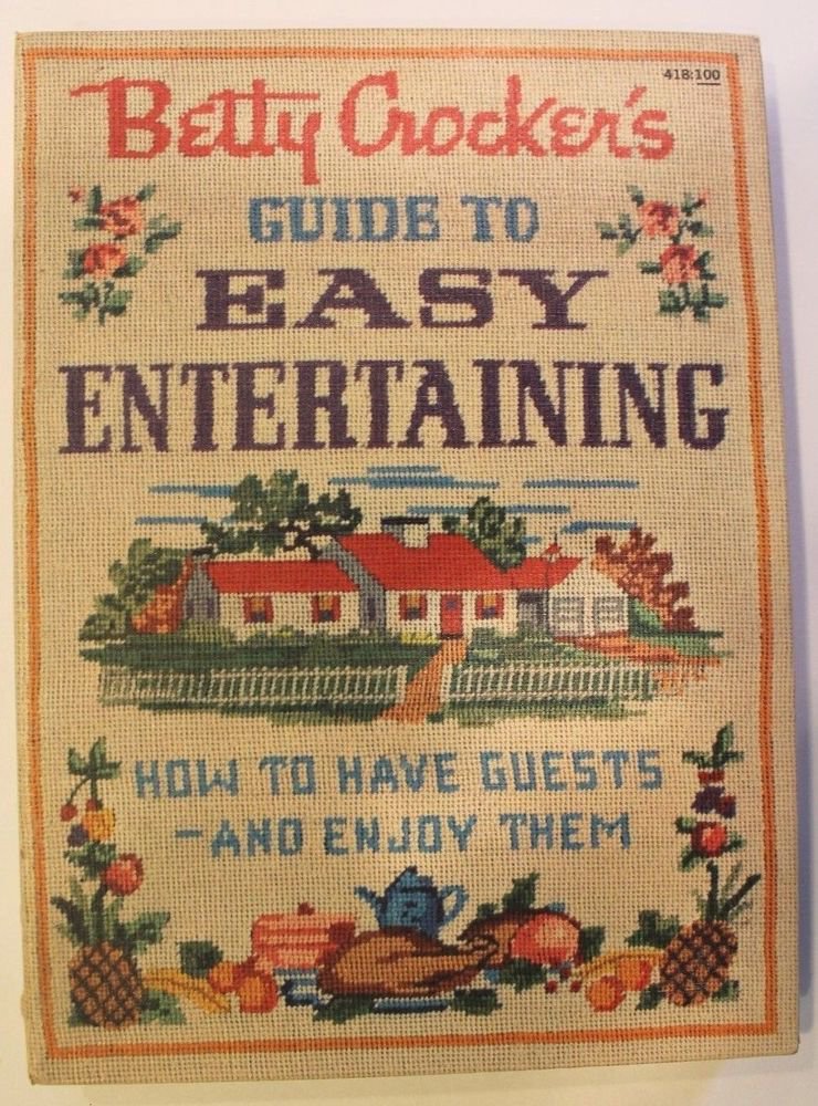 Vintage Betty Crocker's Cookbooks Guide to Easy Entertaining 1959 First Ed Illus