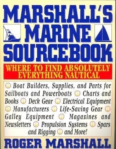 MARSHALL'S MARINE SOURCEBOOK By Roger Marshall ~Nautical & Boating