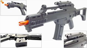 Airsoft electric G36 Metal gear box Semi/Full Auto Nicads/Charger Included Tokyo Marui replica