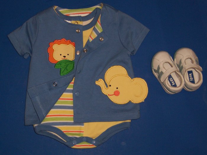 3-Piece Outfit with Keds Tennis Shoes Newborn 0 to 3 Months