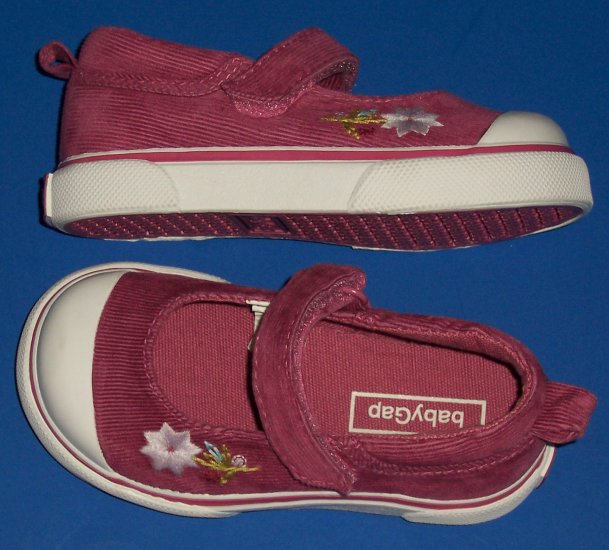 BABY GAP CORDUROY MARY JANE SHOE LITTLE GIRLS SIZE 7