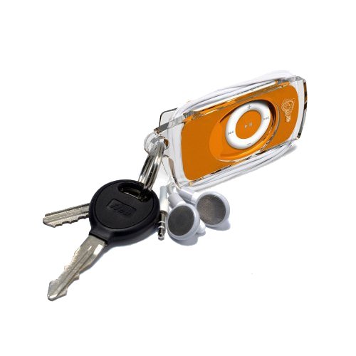 Mophie Mueva Bevy iPod Shuffle Case with Bottle Opener & Keychain (Orange)