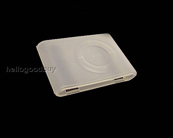 Silicone iPod Shuffle Case Skin (2nd generation), white