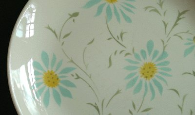 HOMER LAUGHLIN Dinner PLATE Serenade BLUE ASTER