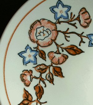 ANCHOR HOCKING Plate JASMINE Taylor Smith & Taylor