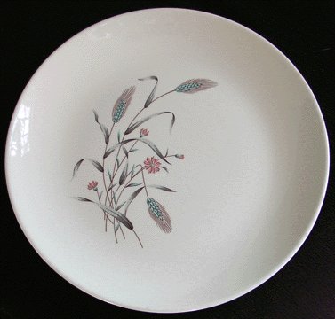 HOMER LAUGHLIN Spring Garden DINNER PLATE 1965
