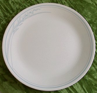 CORNING Dinner Plate CORELLE Blue Lily