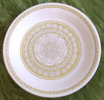 Vintage China FRANCISCAN Hacienda Green BREAD PLATE