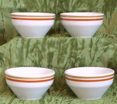JACKSON Custard Cup SET OF 4 CUPS Restaurant Ware