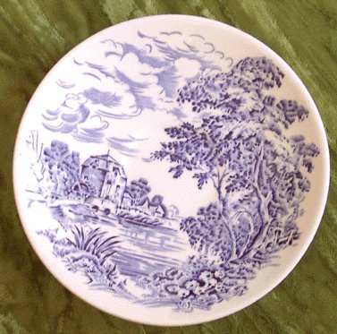 WEDGWOOD Saucer COUNTRYSIDE Blue