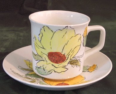 JOHNSON BROS Sierra/Flowers CUP & SAUCER England