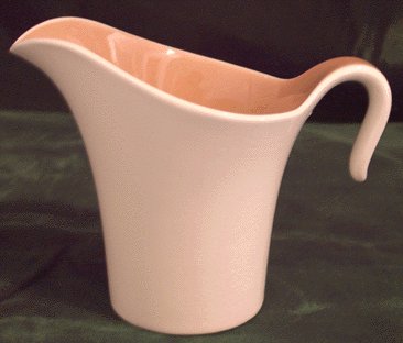 HARKER Olympic Shape MAUVE/CREAM Creamer MOD Modern