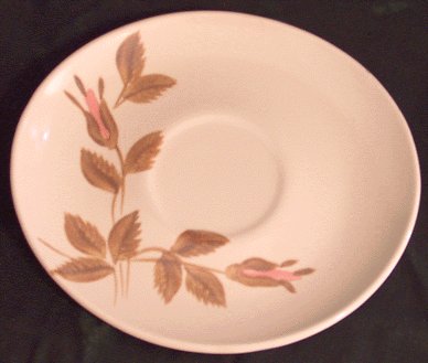 RED WING POTTERIES Rose FUTURA SHAPE Mod SAUCER 2
