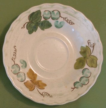 VERNON WARE Metlox SAUCER Vineyard 1960s
