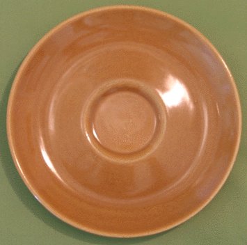 IROQUOIS CASUAL Russel Wright RIPE APRICOT Saucer -A