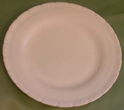 MACBETH-EVANS Oxford PLATE Depression Glass Opaque CHINEX Cremax MILK GLASS
